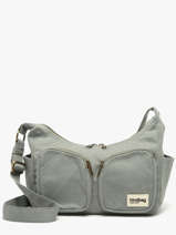 Cross Body Tas Best Seller Katoen Hindbag Blauw best seller EMILE